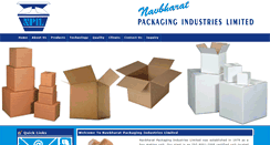 Desktop Screenshot of navbharatpackaging.com