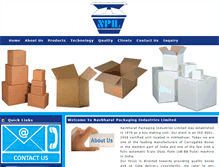 Tablet Screenshot of navbharatpackaging.com
